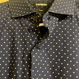 Express men’s long sleeve button up